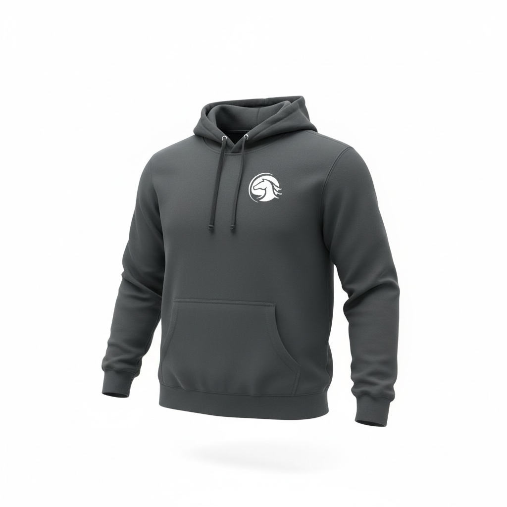 Horse logo cubeit hoodie